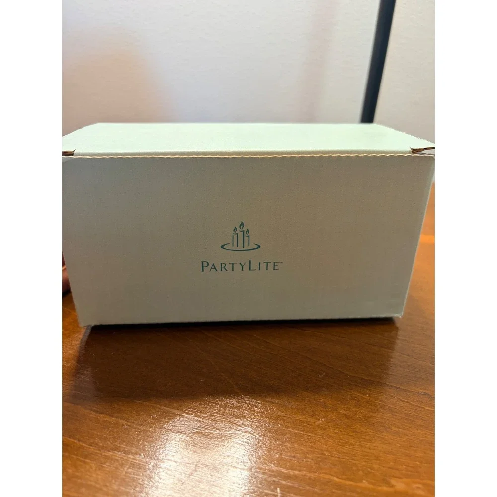 PartyLite Spring Water 3 Inch Ball‎ Candles Set of 2 Light Blue Q36611 NEW